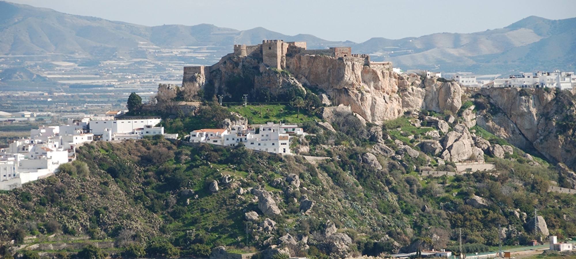Castillo de Salobreña desde Hotel Miba
