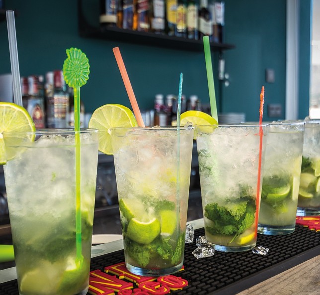 Mojitos en el Skybar Miba
