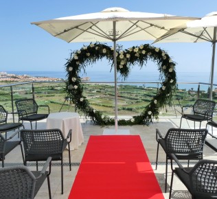 Restaurant Miba ceremonia de boda en el Skybar